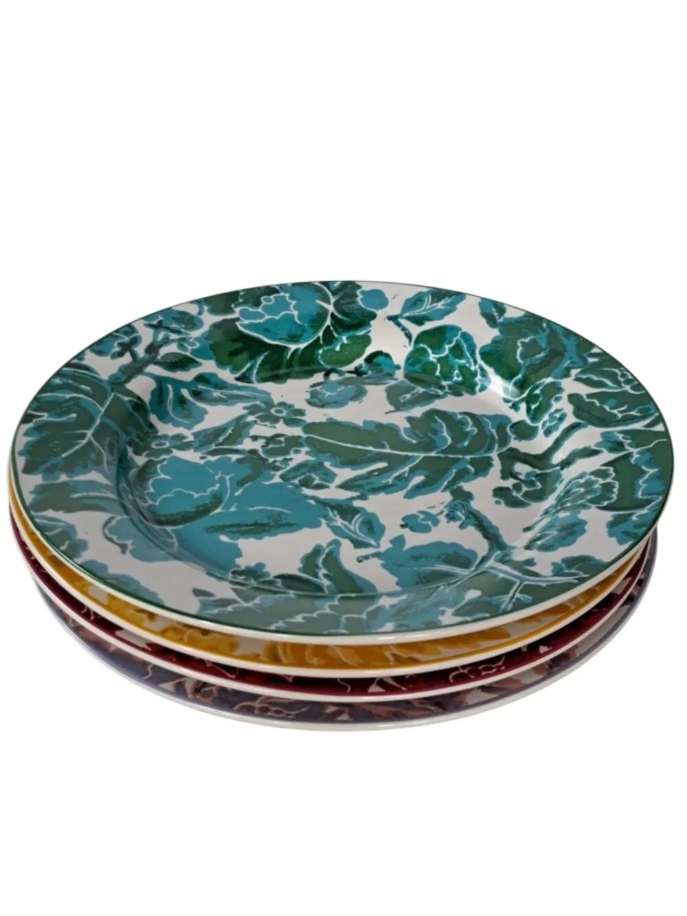 DVF x Target Diane Von Furstenberg 4-Piece Floral Toile Salad Plate Set